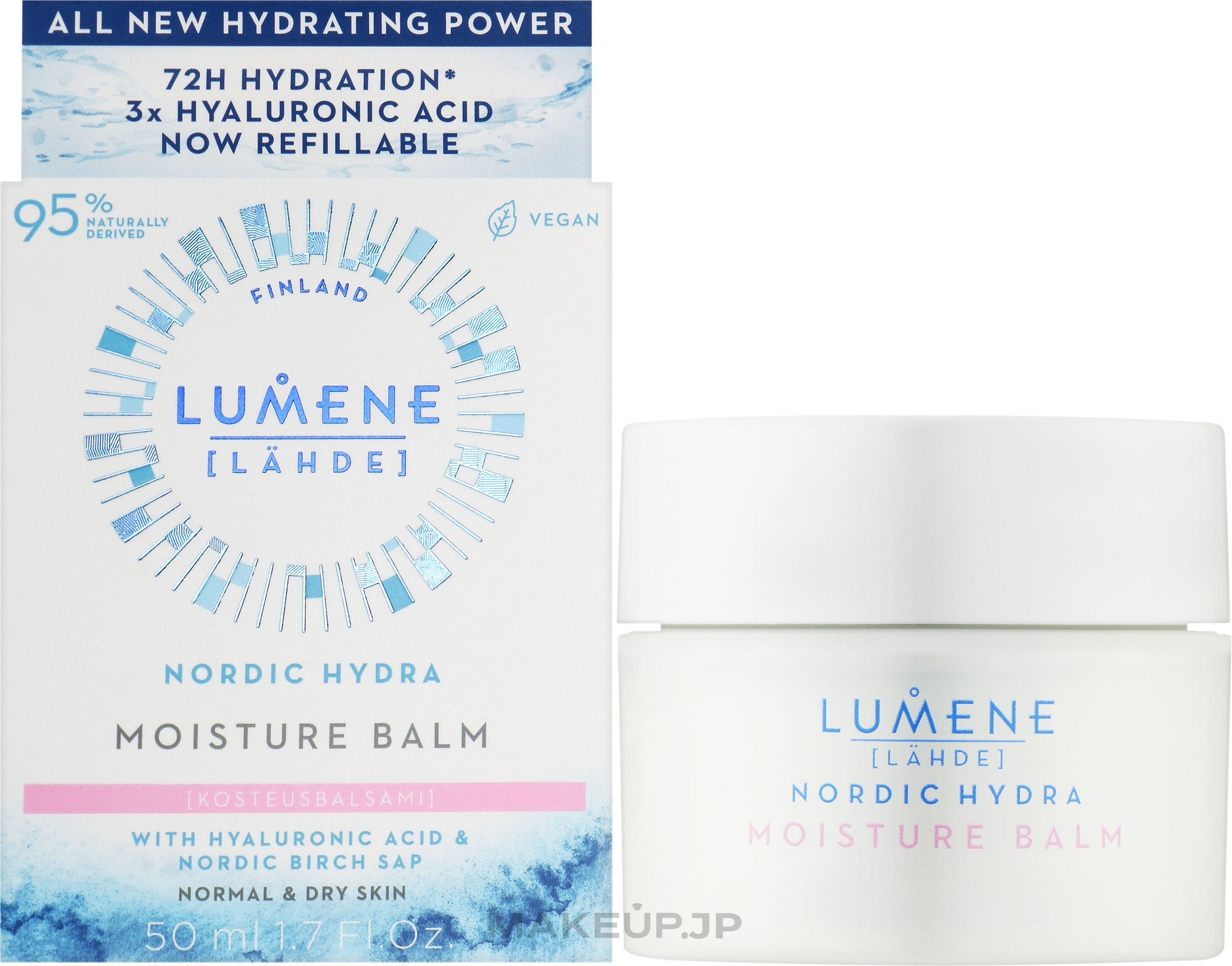 Moisturizing Day Face Balm - Lumene Nordic Hydra Moisture Balm — photo 50 ml