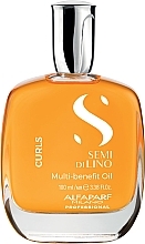 Fragrances, Perfumes, Cosmetics Multifunctional Oil for Curly Hair - Alfaparf Semi Di Lino Curls Multi-Benefit Oil