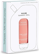 Fragrances, Perfumes, Cosmetics Set - Haan Toothpaste + Refill Life's a Beach Tea & Mint(toothpaste/55ml+refill/55ml)