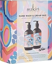 Fragrances, Perfumes, Cosmetics Set - Sukin Arkie Hand Wash & Cream Duo (soap/500ml + cr/500ml)