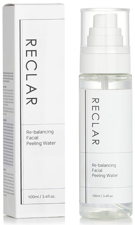 Revitalizing Face Peeling Water - Reclar Re-Balancing Facial Peeling Water — photo N1