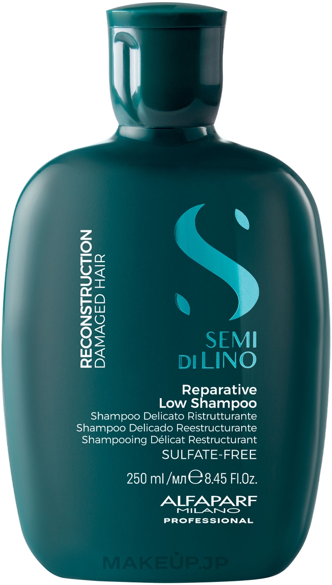 Damaged Hair Shampoo - Alfaparf Semi Di Lino Reconstruction Reparative Low Shampoo — photo 250 ml