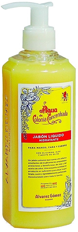 Alvarez Gomez Agua De Colonia Concentrada - Liquid Soap — photo N1