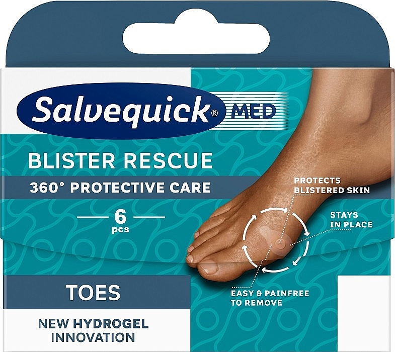 Foot Plaster - Salvequick Med Blister Rescue Toes — photo N1