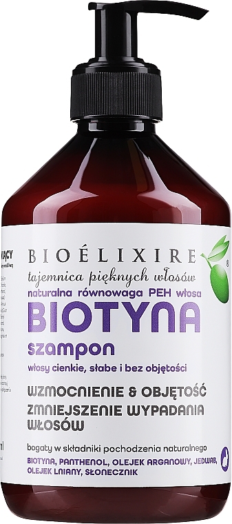 Biotine Shampoo - Bioelixire Biotyna Shampoo — photo N1