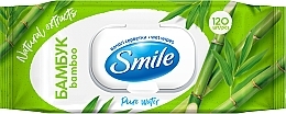 Fragrances, Perfumes, Cosmetics Refreshing Wet Wipes with Plastic Valve, 120 pcs, with bamboo extract - Smile Ukraine