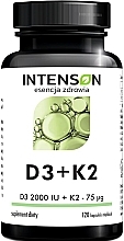 Supplement 'Vitamin D3 + K2' - Intenson D3+ K2 — photo N1