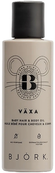 Baby Hair and Body Oil 'Vaxa' - Bjork Baby Hair & Body Oil — photo N1