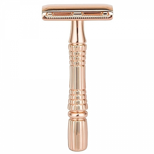 Shaving Razor, golden + case - Deni Carte — photo N2