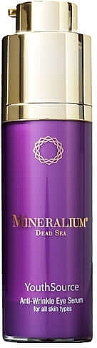 Anti-Wrinkle Eye Cream-Serum - Minerallium Youth Source Anti-Wrinkle Eye serum — photo N1