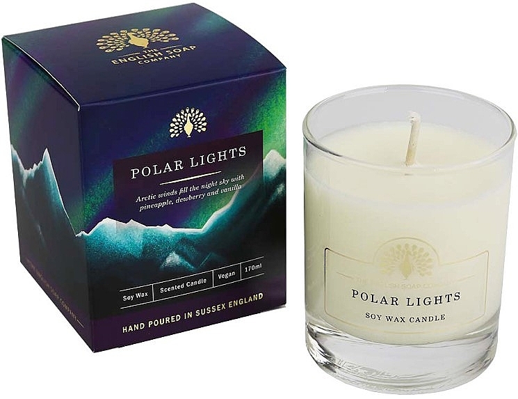 Polar Lights Scented Candle - The English Soap Company Polar Lights Scented Candle — photo N2