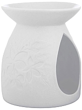 Aroma Lamp, white, 10.5x12.5 cm - Yankee Candle Tart Burner Pastel Hues Floral White 2 — photo N1