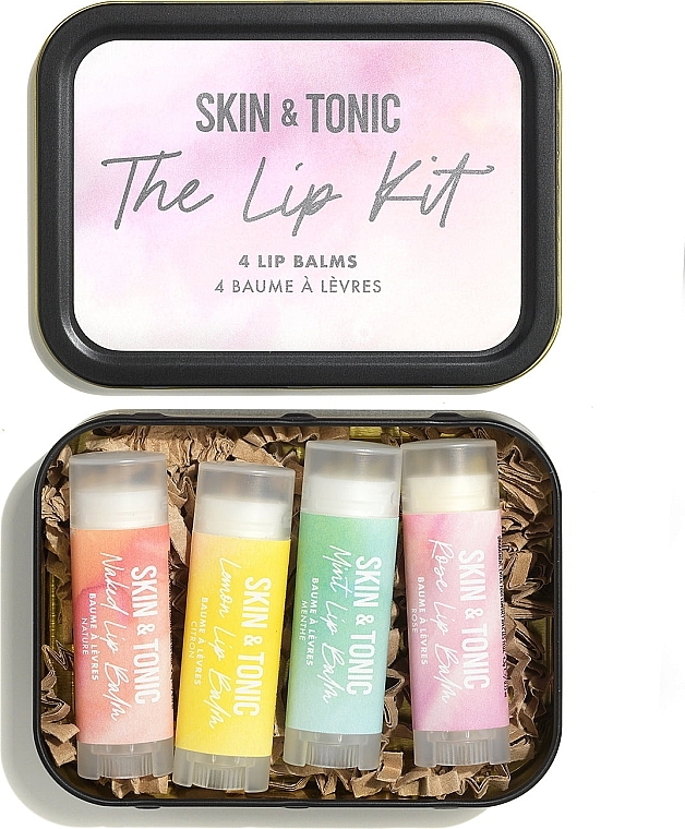 Set - Skin&Tonic The Lip Kit (lip/balm/4x4,3g) — photo N2