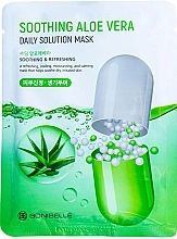 Fragrances, Perfumes, Cosmetics Aloe Vera Sheet Mask - Enough Bonibelle Soothing Aloe Vera Mask