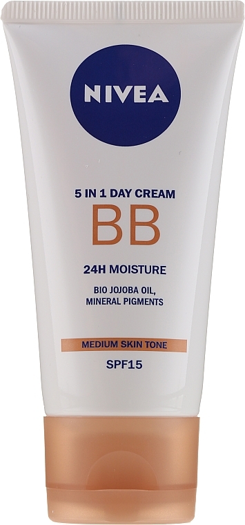 BB Cream - Nivea 5-in-1 24H Moisture Day BB Cream SPF 15 — photo N3