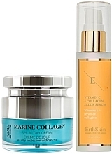 Fragrances, Perfumes, Cosmetics キット - ErthSkin London Day Cream SPF & Elixir Serum Set (f/cr/50ml + serum/60ml)