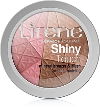 Face Bronzer - Lirene Shiny Touch Mineral Bronzer & Blush — photo N2