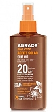 Fragrances, Perfumes, Cosmetics Sun Oil SPF 20 - Agrado Aceite Solar SPF20