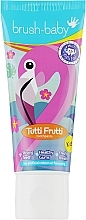 Kids Toothpaste "Tutti Frutti", 3-6 years - Brush-Baby Toothpaste — photo N1
