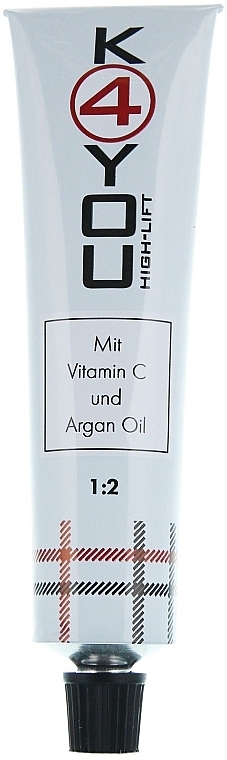 Hair Color with Vitamin C & Argan Oil - Kolordirekt Kolor4You High-Lift Hair Color 1:2 — photo N2