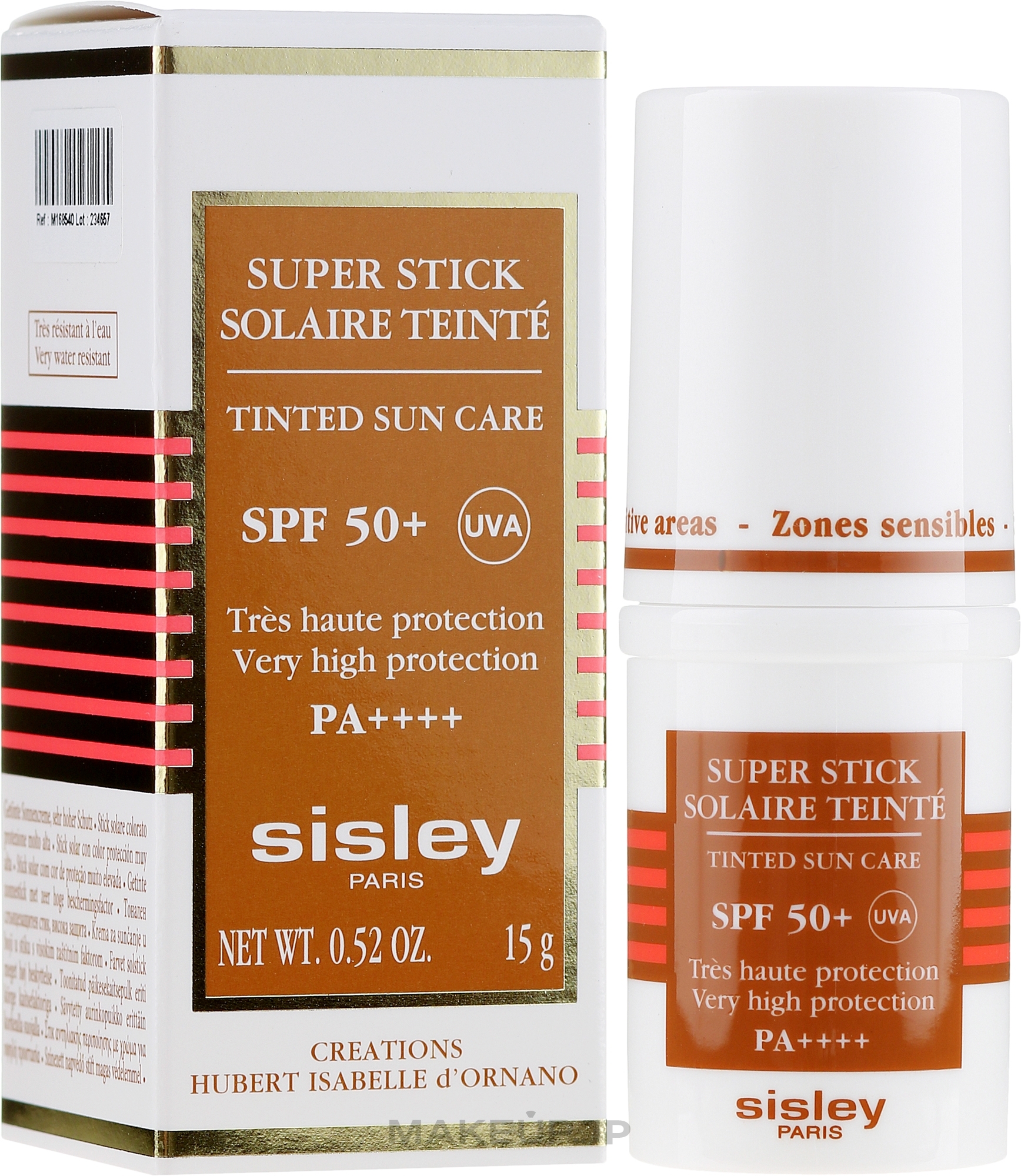 Tinted Sun Stick for Face - Sisley Super Soin Solaire SPF 50+ — photo 15 g