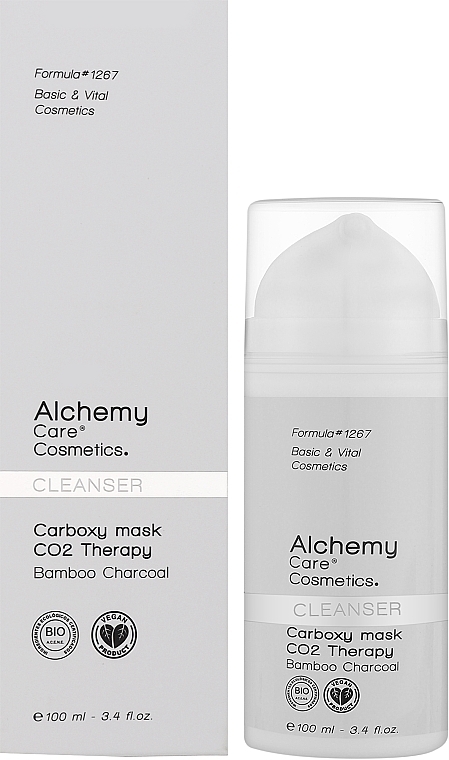 Bamboo Charcoal Foam Cleansing Mask - Alchemy Cleansing Carboxy Mask Co2 Therapy — photo N2