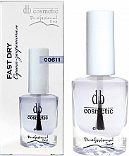 Fragrances, Perfumes, Cosmetics Fast Dry Top Coat - Dark Blue Cosmetics Prof Line Fast Dry