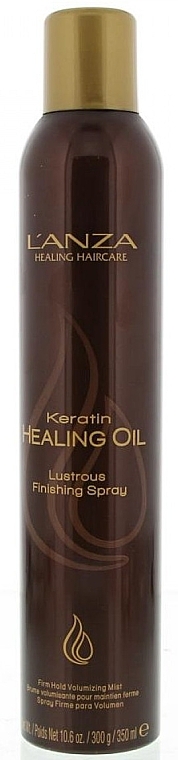 Fix Spray with Keratin Elixir - Lanza Keratin Healing Oil Lustrous Finishing Spray — photo N4