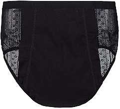 Women Menstrual Slip Panties + "Relax", black - BNB — photo N3