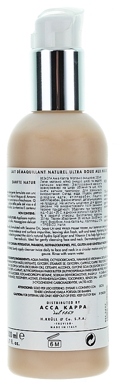 Milk for Face - Acca Kappa Naturally Gentle Cleansink Milk — photo N2