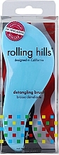 Fragrances, Perfumes, Cosmetics Hair Brush, blue - Rolling Hills Detangling Brush Travel Size Sky Blue