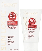 Sun Body Lotion - Guinot Age Sun Lotion Body SPF50 — photo N2