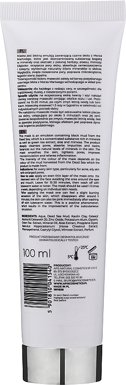 Cleansing Face Mask with Avocado & Dead Sea Minerals - APIS Professional Face Mask — photo N2