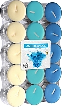 Tealights 'Anti-Tobacco', 30 pcs - Bispol Anti-Tobacco Scented Candles — photo N1