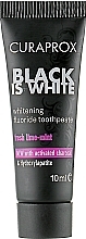 Fragrances, Perfumes, Cosmetics Activated Charcoal Toothpaste, black - Curaprox Black Is White (mini)