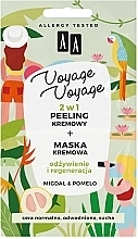 Fragrances, Perfumes, Cosmetics Almond & Pomelo Cream Peeling & Cream Mask - AA Voyage Voyage 2 In 1