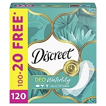 Sanitary Pads, 120 pcs - Always Discreet Deo Water Lily — photo N1