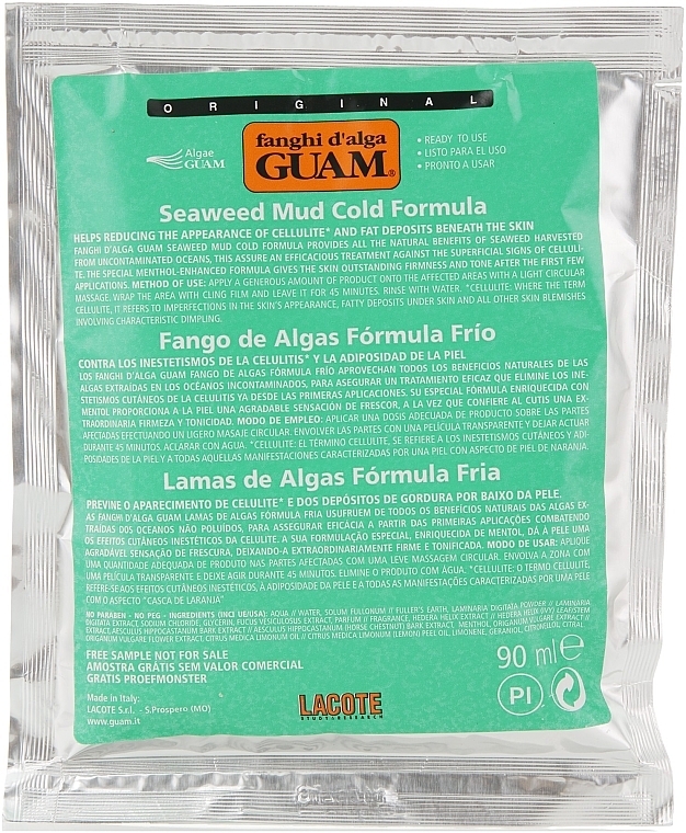 Cold Formula Anti-Cellulite Mask - Guam Formula a Freddo — photo N3