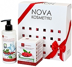 Fragrances, Perfumes, Cosmetics Set "Velvety Skin" - GoCranberry (sh/gel/250ml + b/cream/200ml)