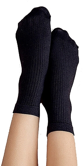 Women Viscose Socks "Fit" 2 pairs, black - Knittex — photo N1