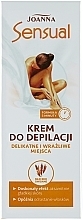 Fragrances, Perfumes, Cosmetics Depilatory Cream for Delicate Areas - Joanna Sensual Cream Oat Milk 