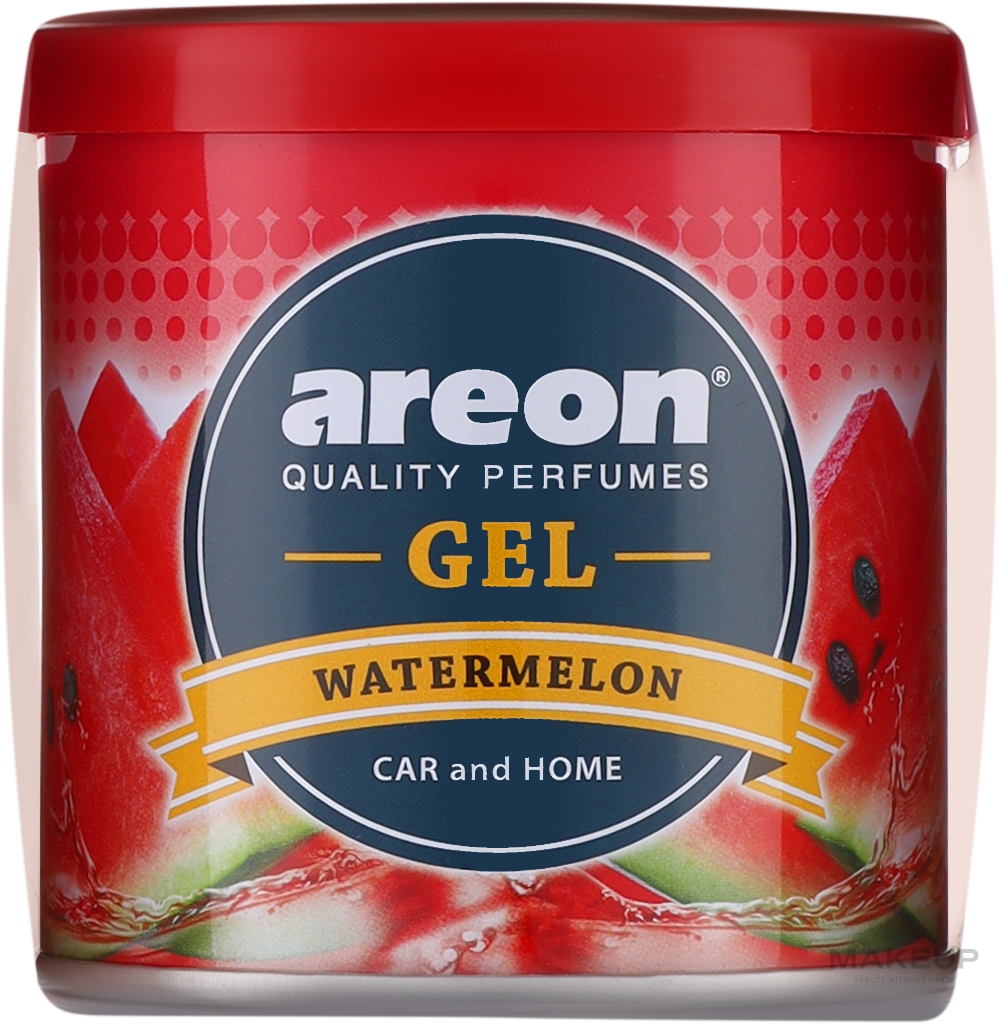 Watermelon Scented Candle - Areon Gel Can Watermelon — photo 80 g