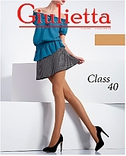 Fragrances, Perfumes, Cosmetics Tights "Class" 40 Den, cappuccino - Giulietta