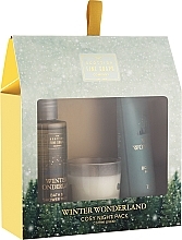 Fragrances, Perfumes, Cosmetics Set - Scottish Fine Soaps Winter Wonderland Cosy Night Pack (sh/gel/100ml + b/cr/75ml + candle/1pc)