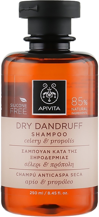 Anti-Dandruff Shampoo - Apivita Shampoo For Dry Dandruff With Celery Propolis — photo N1