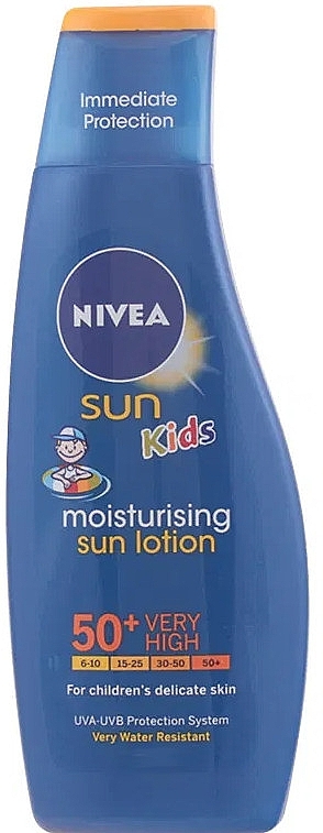 Sun Protection Kids Lotion SPF 50+ - Nivea Sun Kids Moisturising Lotion SPF50 — photo N1