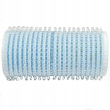 Fragrances, Perfumes, Cosmetics Velcro Curlers with Foam Base, d28 mm, blue, 12 pcs - Xhair