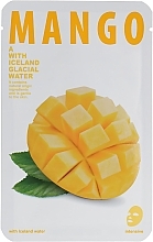 Fragrances, Perfumes, Cosmetics Skin Glow Facial Sheet Mask "Mango" - The Iceland Mango Mask