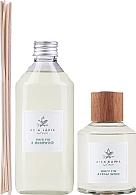 Fragrances, Perfumes, Cosmetics Set - Acca Kappa White Fig & Cederwood Gift Set (h/diffuser/250ml + h/diffuser/refill/500ml)