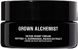 Fragrances, Perfumes, Cosmetics Night Face Cream - Grown Alchemist Detox Facial Night Cream